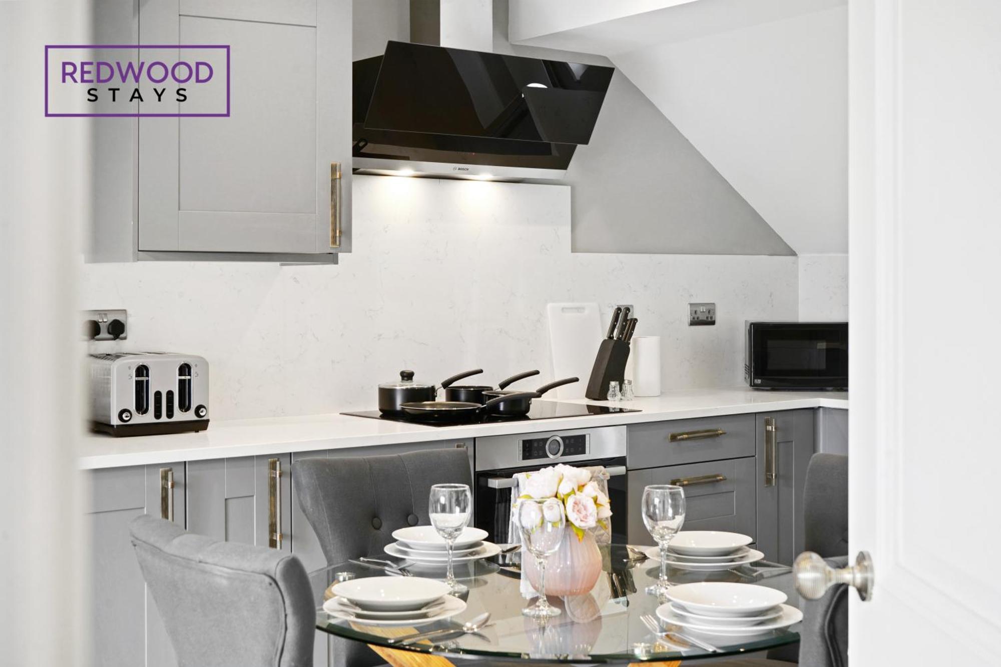 Top Quality 2 Bed 1 Bath Apartments For Contractors By Redwood Stays Reading Eksteriør billede